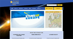 Desktop Screenshot of federalistparty.eu