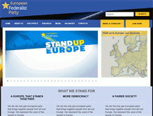 Tablet Screenshot of federalistparty.eu